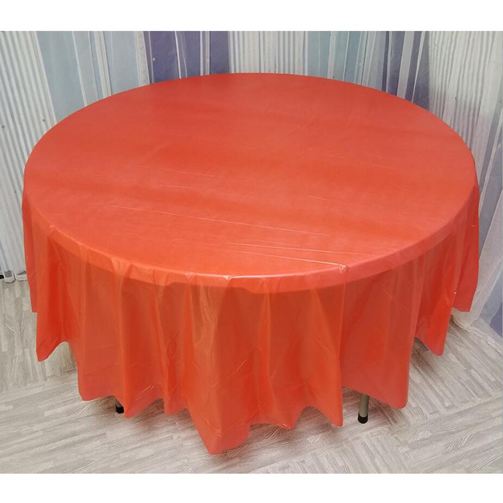 Round Disposable Table Cloth Tablecloths Wedding Birthday Party