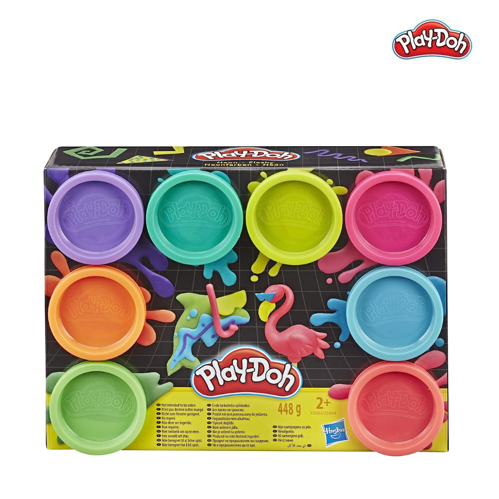 Bộ đồ chơi đất nặn neon 8 màu Play-Doh