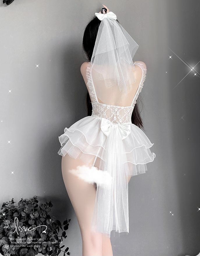 Đồ Cosplay Nàng Dâu Gợi Cảm (Kèm Tất) - B.Lingerie