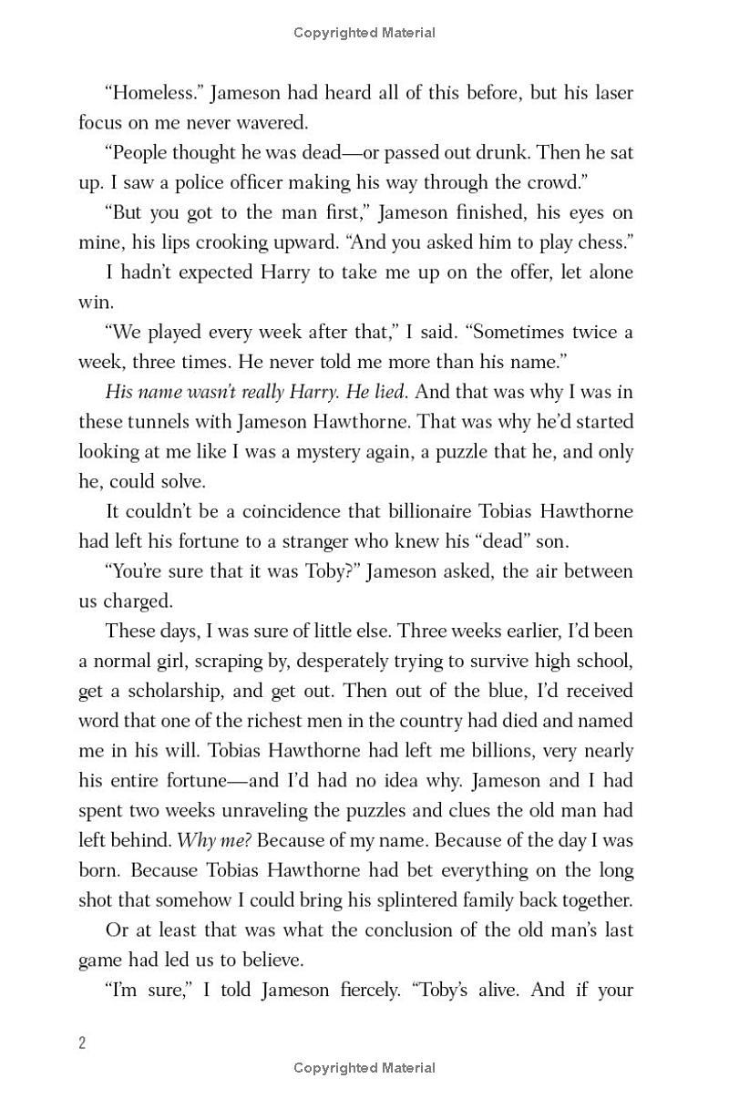 The Hawthorne Legacy (The Inheritance Games, Book 2)