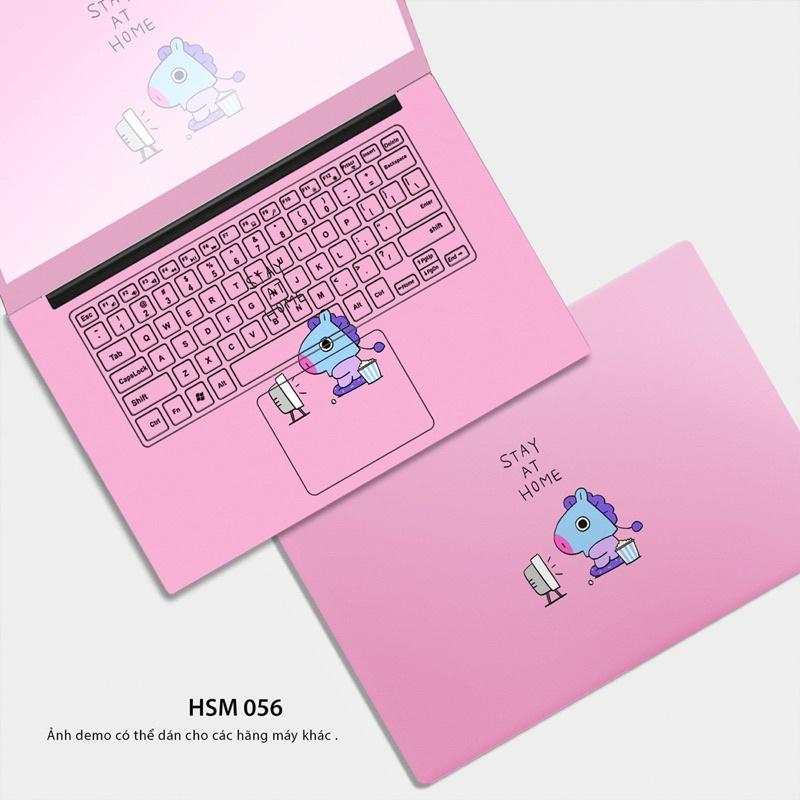 Miếng Dán Skin Laptop Chủ Đề BT21 - Skin Dán Bảo Vệ Laptop Cắt Sẵn Theo Từng Model Máy