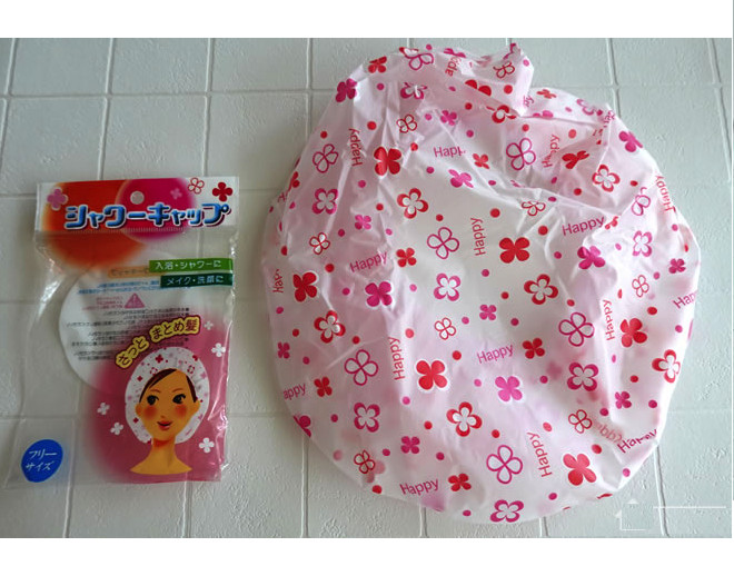 Combo 02 Mũ chùm tóc khi tắm in họa tiết xinh xắn, đáng yêu - Nội địa Nhật Bản
