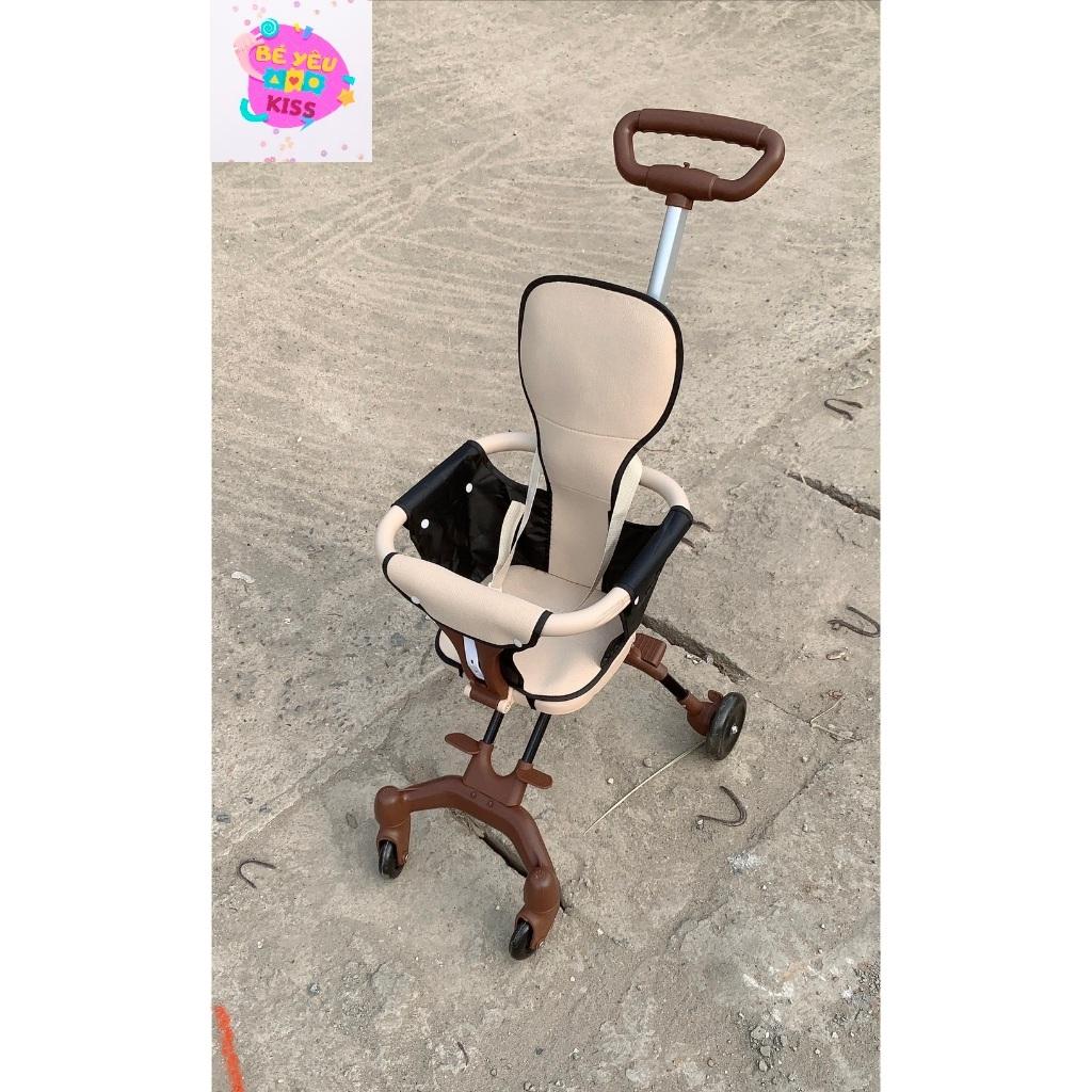 Xe Đẩy gấp gọn Màu vàng , Nâu, Xe đẩy Siêu Thị Cho bé Đảo 2 chiều tiện lợi nhiều màu sắc siêu dễ thương . TVTV