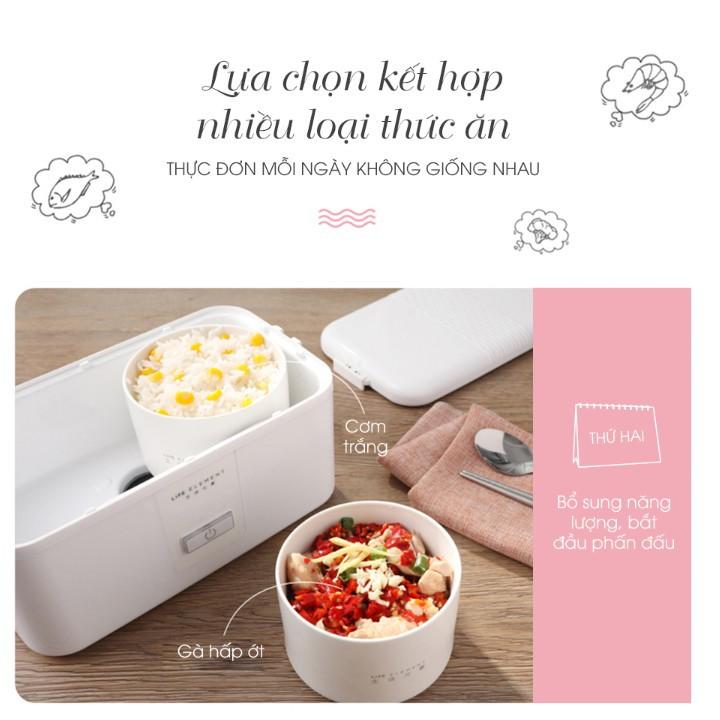 Hộp hâm nóng cơm di động mini Japan - Best Seller Tony