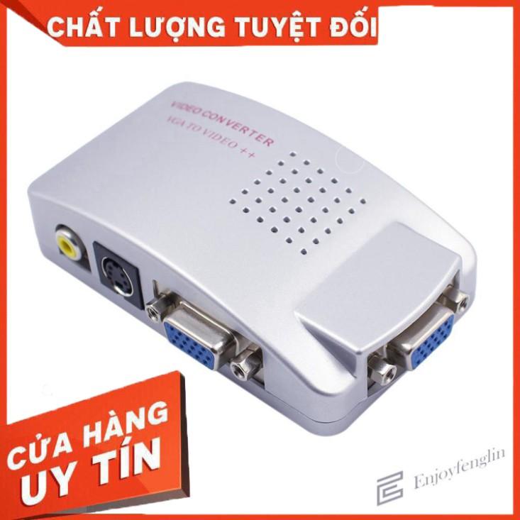 BỘ CHUYỂN VGA RA AV + SVIDEO ARIGATO Đảm Bảo Chất Lượng