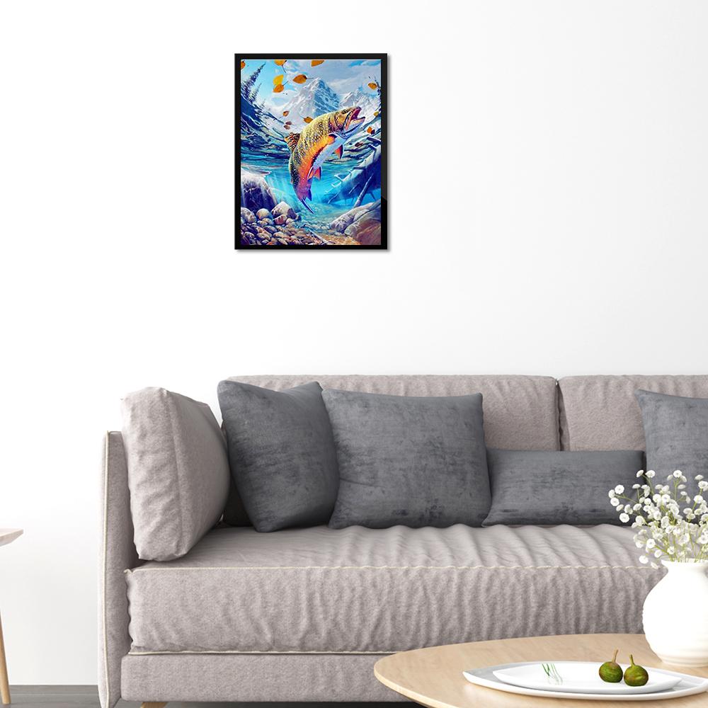 Bộ dụng cụ vẽ tranh kim cương 5D 12 x 16 inch