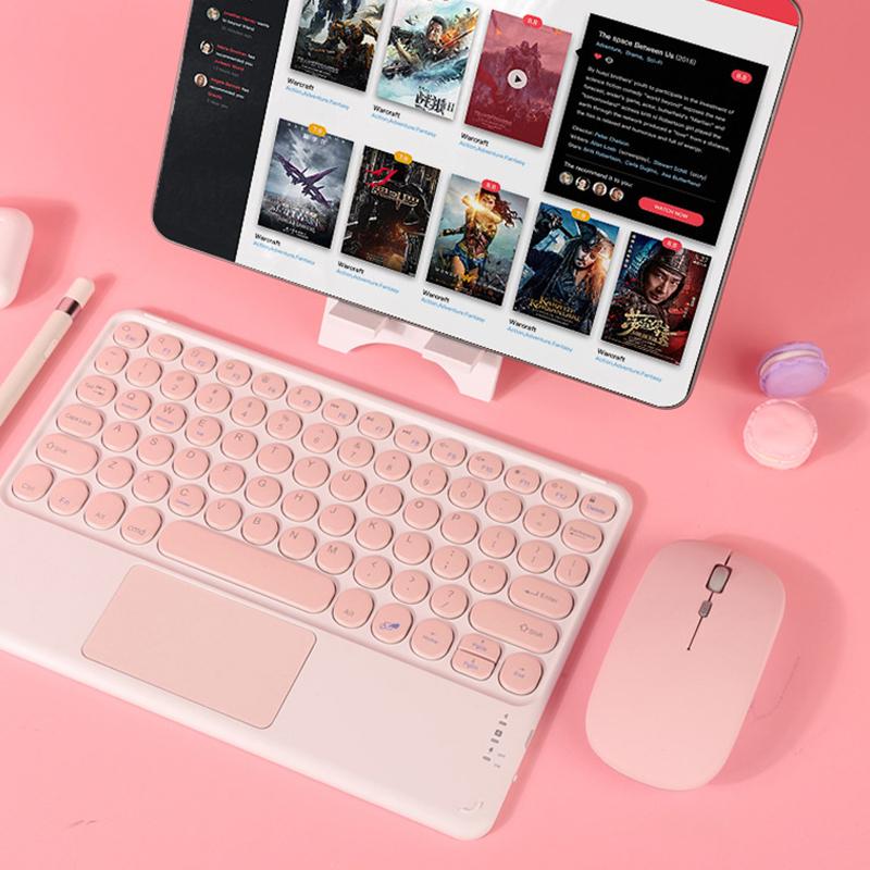 10'' Bluetooth Keyboard with touchpad Tablet PC Laptop Phone Wireless Keyboard for iPad Pro 11 Air 4 3 2 1 for Huawei/Xiaomi