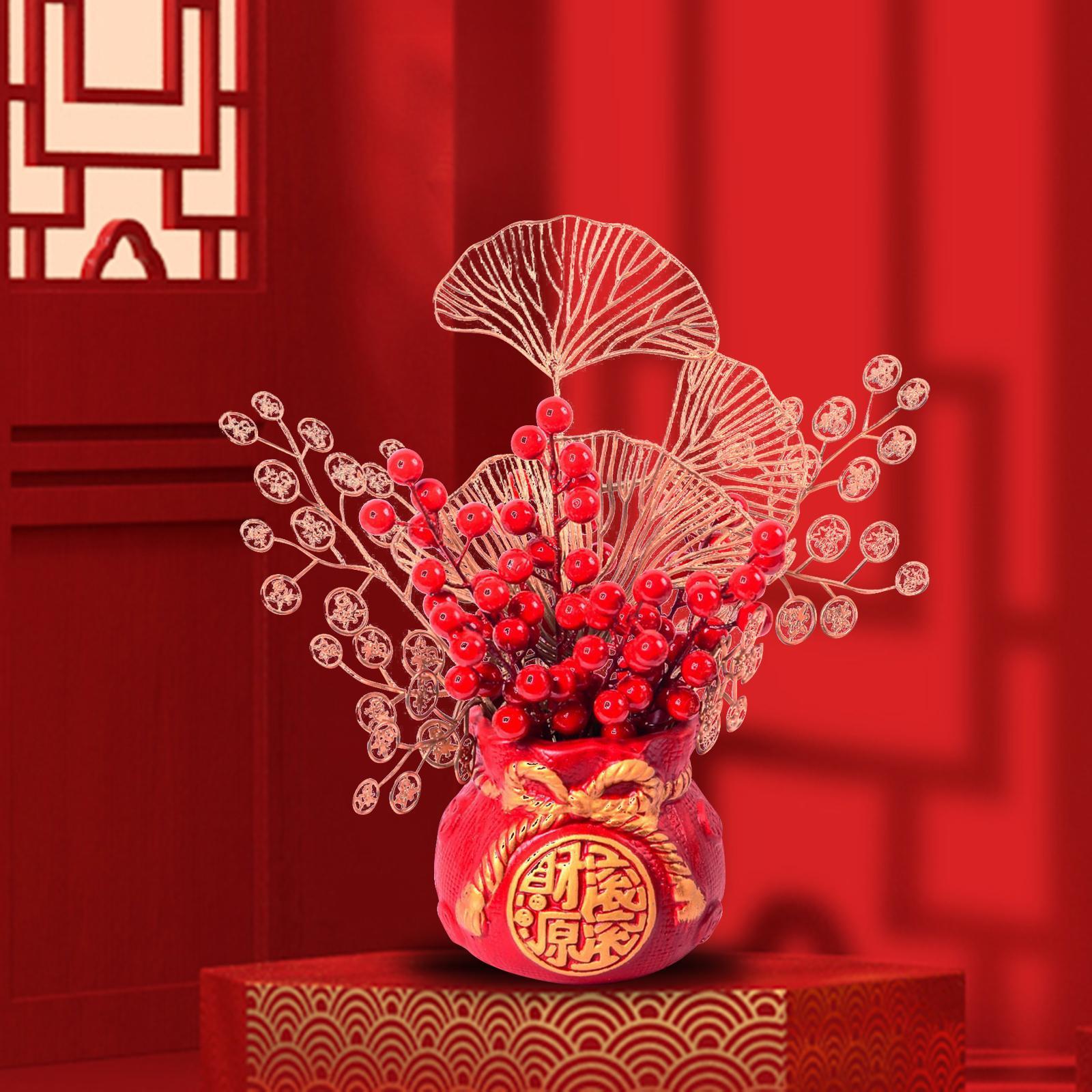 Traditional Chinese New Year Pendant Photo Prop for New Year Party Ornament