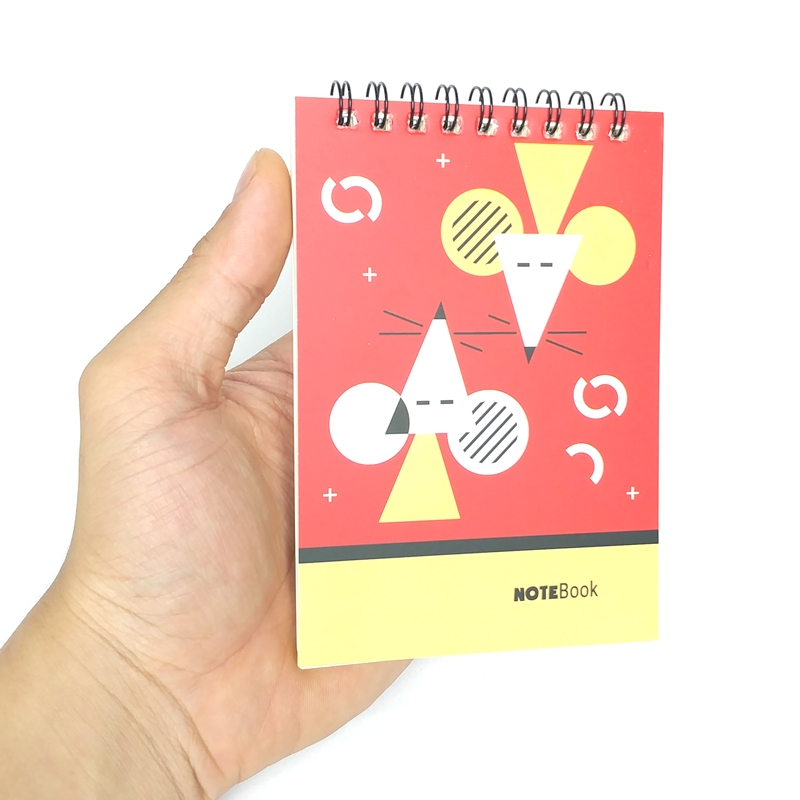 Sổ Note Mouse Cute (9x13cm) - Mẫu 2 - Màu Đỏ