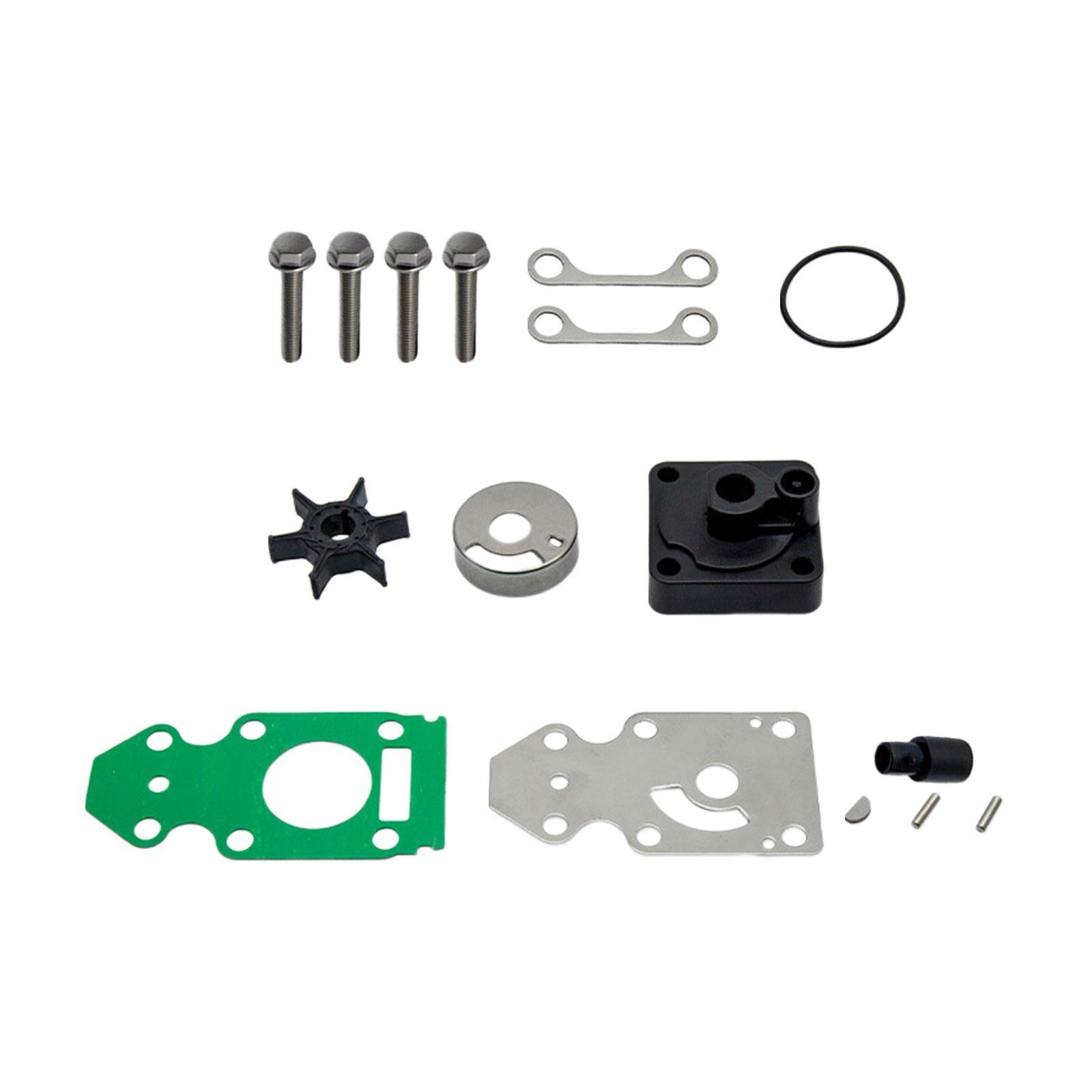 Outboard Pump Rebuild Outboard Parts Easy Installation Professional Durable Metal for Two Stroke 15 Horsepower
