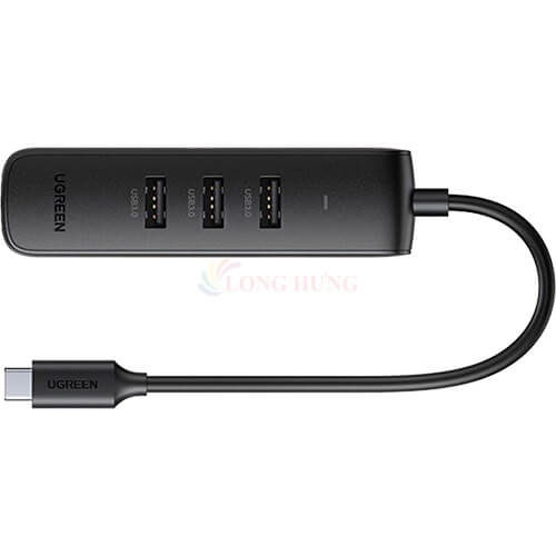 Cổng chuyển đổi Ugreen 4-in-1 USB 2.0 Hub with Ethernet Adapter CM416 20984 - Hàng chính hãng