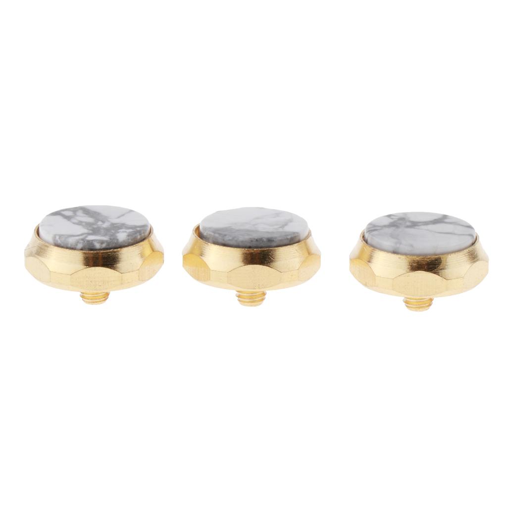 Tay đánh Bóng Trumpet Nút Khóa Ngón Tay Bằng đồng Thau Bộ Phận Bào Ngư Vỏ Bào Ngư