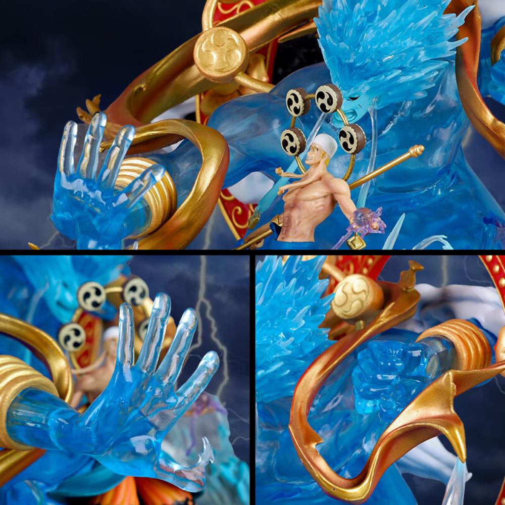 Mô Hình Enel Thần Sấm 36CM Mô hình One Piece Cao Cấp, Figure Mô Hình Anmie One Piece Luffy Vua Hải Tặc