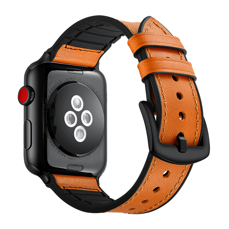 Dây Da dành cho Apple Watch Hybrid Chống Nước Size 38/40mm