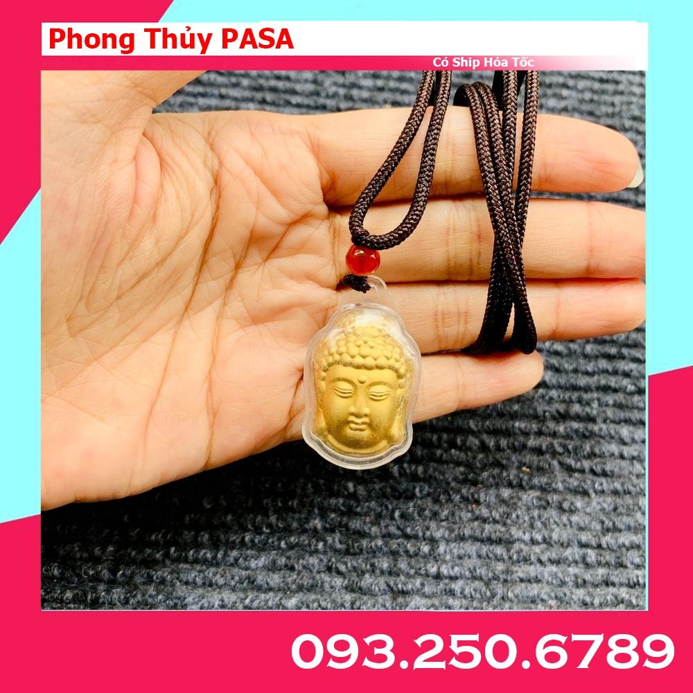 Dây Treo Ô Tô dây chuyền vòng tay mặt phật vàng 3D , có thể làm dây đeo phong thủy - Quà Tết Độc - PASA COLLECTION