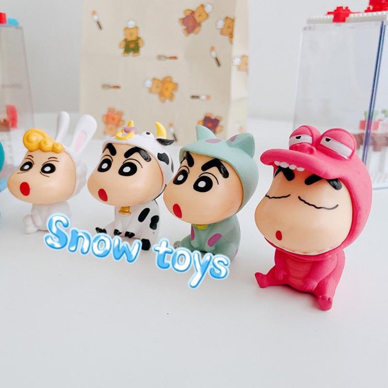 Mô hình Shin Cậu bé bút chì Shinnosuke - Shin chan Cosplay dễ thương bền màu chất liệu an toàn Đồ chơi quà tặng 4,5~6cm