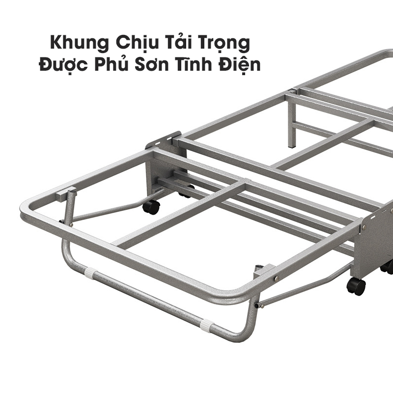 Giường gấp đa năng hiện đại cao cấp , giường gấp có đệm PH23116 - Hàng chính hãng