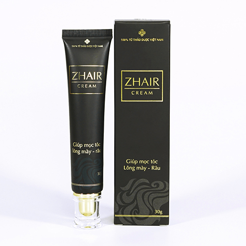 [COMBO 2 TUÝP] ZHAIR CREAM -  Kem bôi giúp mọc tóc, râu, lông mày nhanh chóng và an toàn (30g)