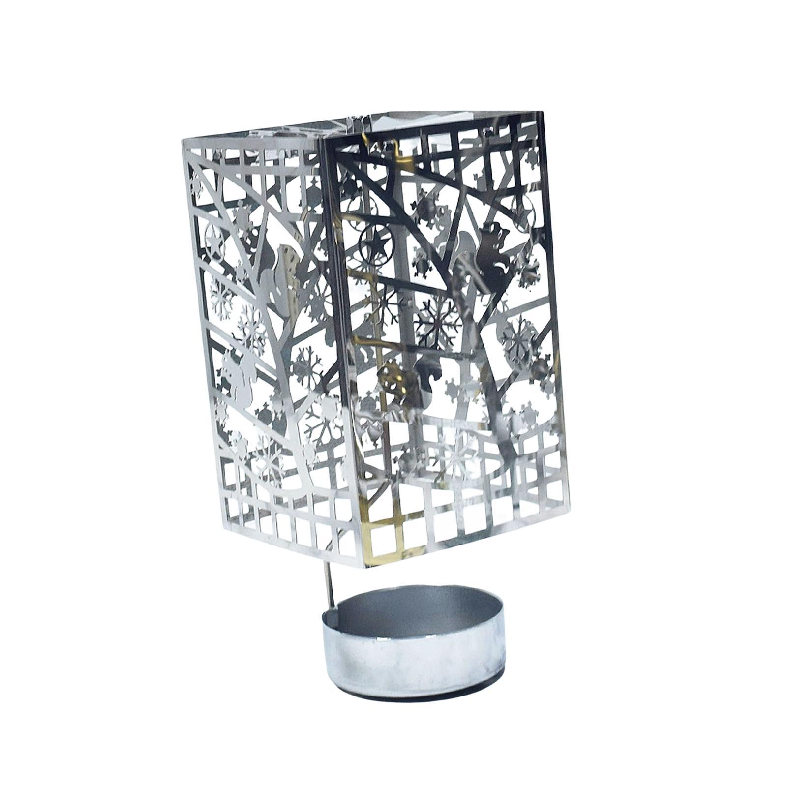 Rotating Candle Holder Candlestick Tea Light Holder for Table Centerpiece