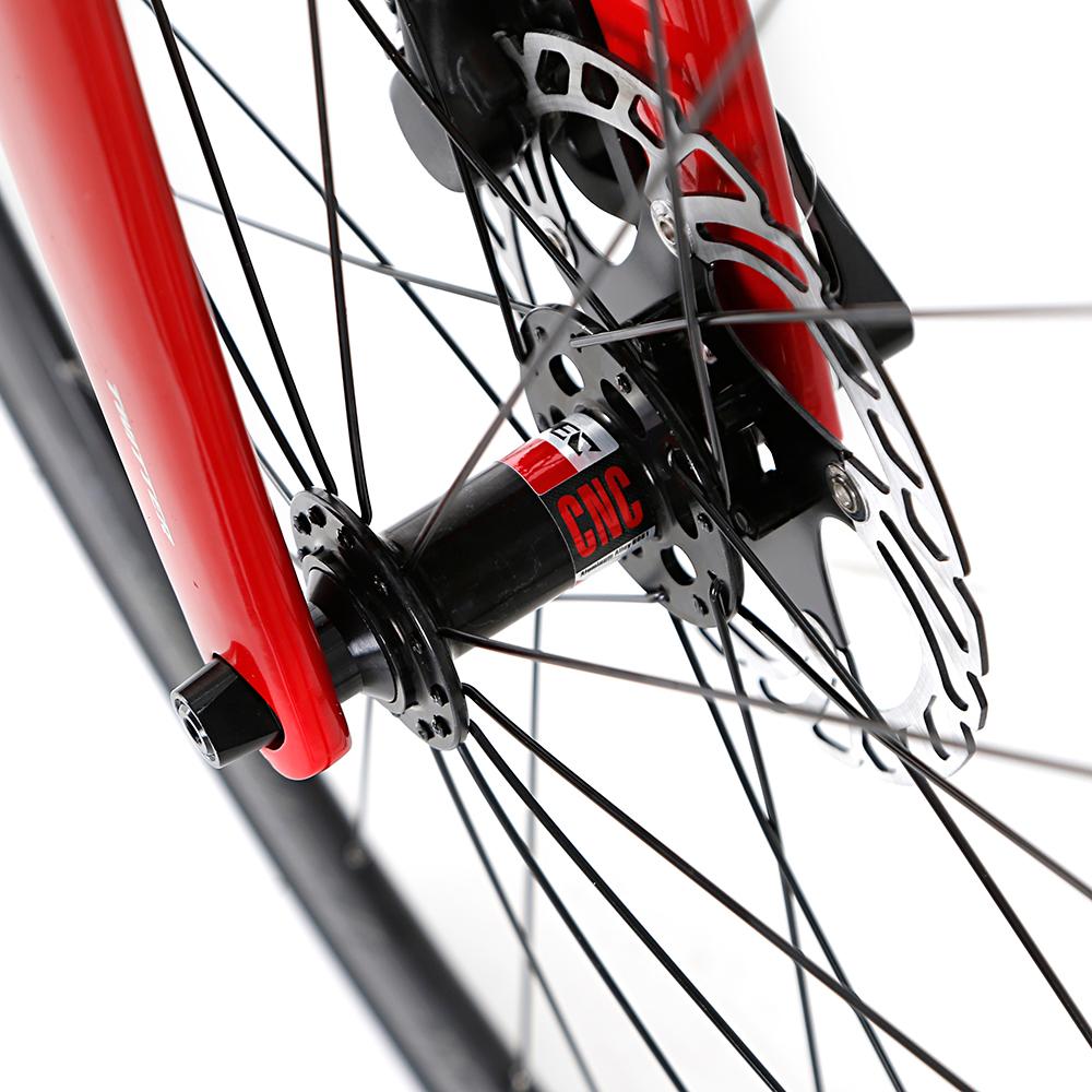 Twitter R10 RS-22S T800 Mũi bằng sợi carbon T800 Bike12*142mm qua đĩa phanh BICHCLE BICHCLE hoàn toàn ẩn dấu vết bên trong 700C Color: Light Grey Size: 43.5CM-XXS Number of speeds: Aluminum alloy wheel