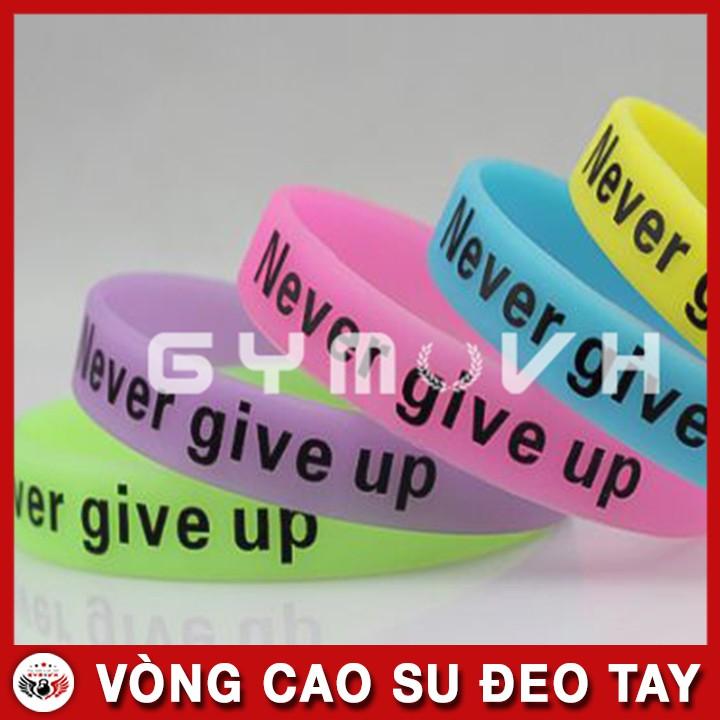 Vòng tay cao su gym - Vòng dạ quang - Vòng tay thể thao