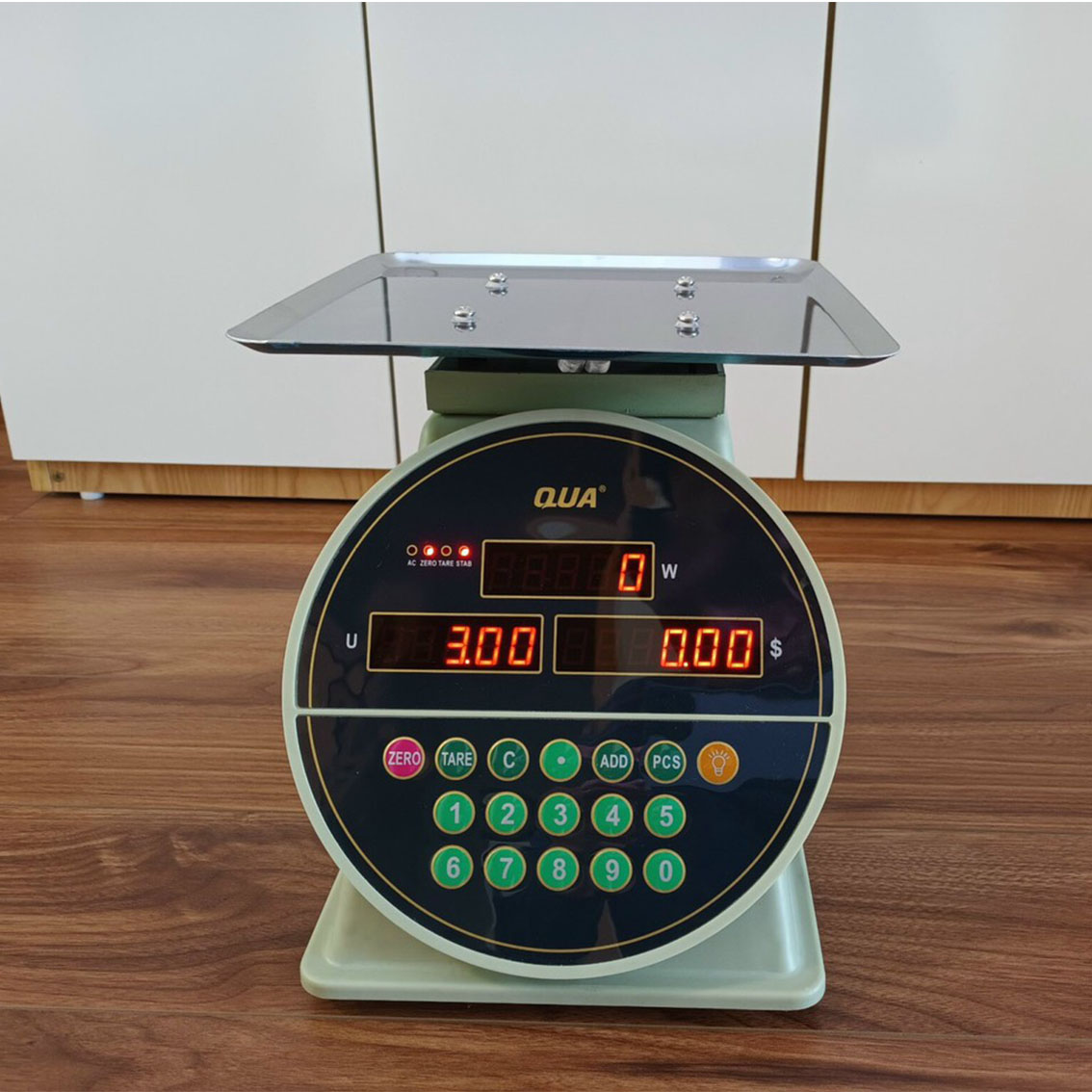 Cân Bán Hàng Tính Tiền 60kg QUA Q1 Chống Nước - Bảo hành 12 Tháng