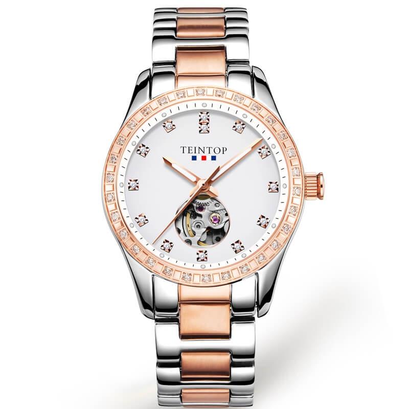 Đồng hồ nữ Teintop T8685-1 Chính hãng Mỹ,Fullbox, Kính sapphire ,chống xước,chống nước, Mới 100%,Bảo hành 12 tháng