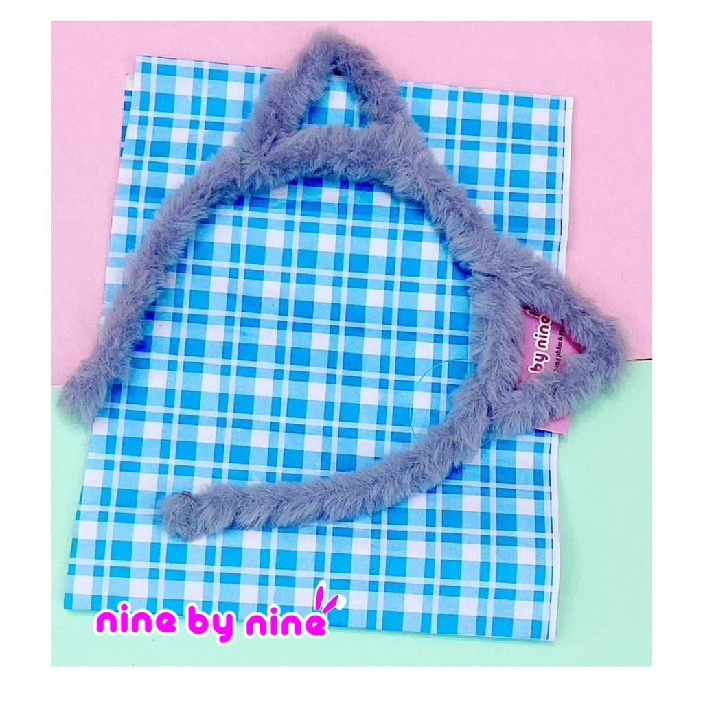 Băng đô lông mềm tai gấu và mèo