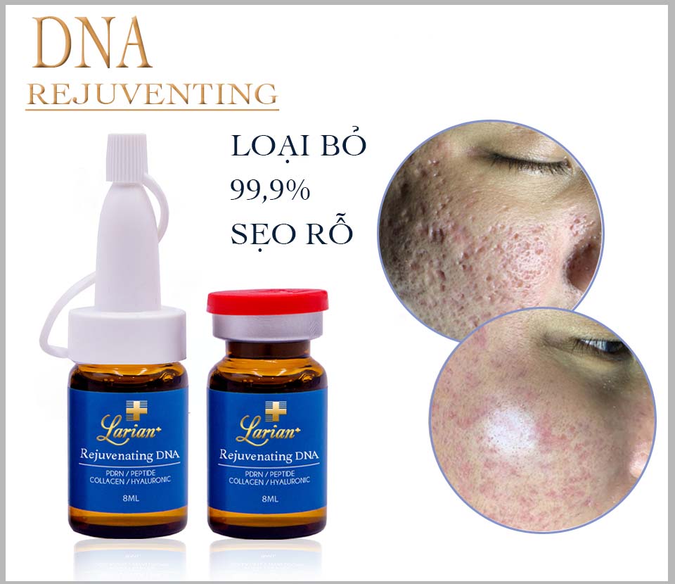 Hộp 10 lọ tế bào gốc tăng trưởng Dna cá hồi Larian