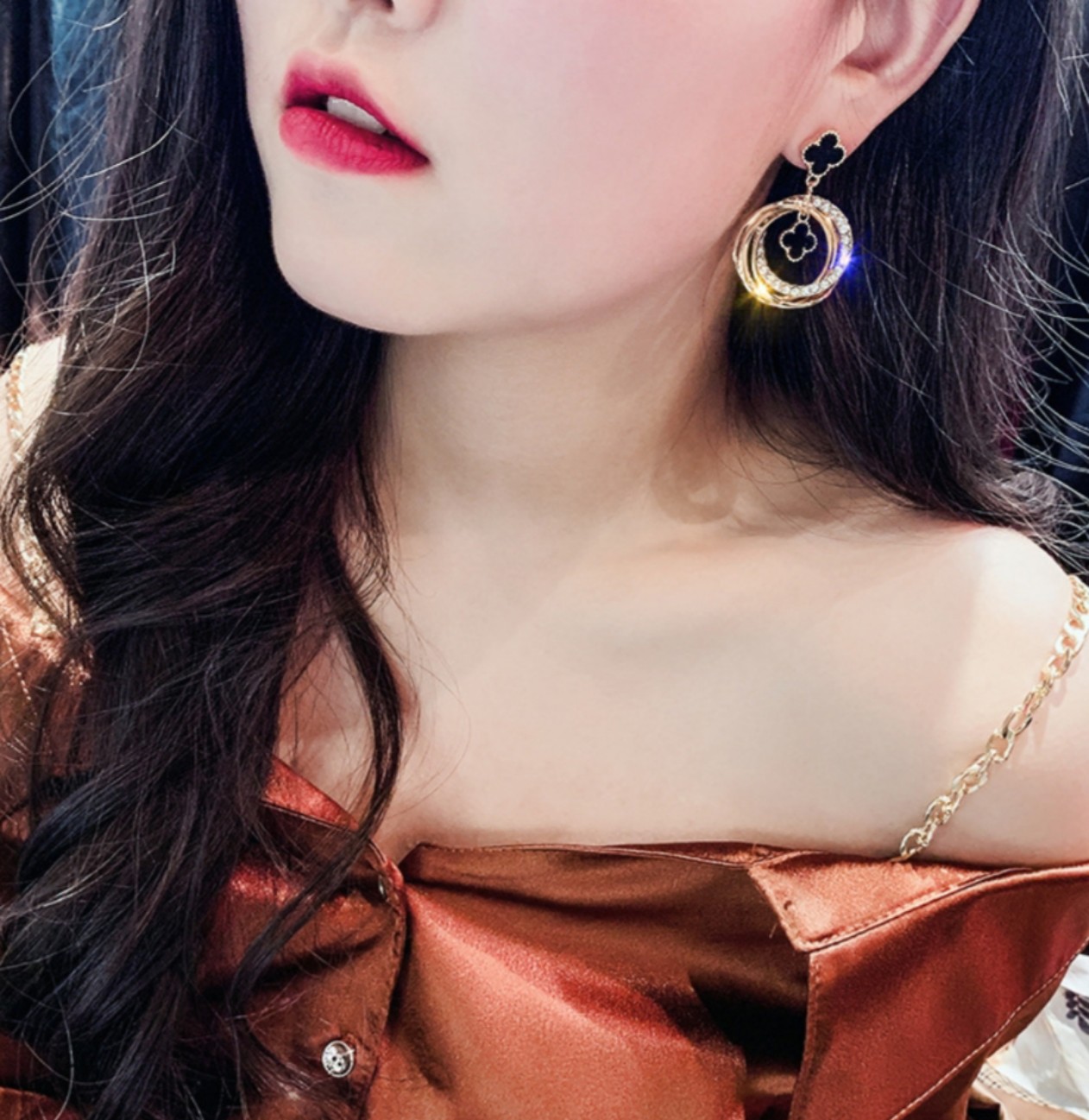 Bông Tai Hoa Tai Nữ Thời Trang SANG CHẢNH