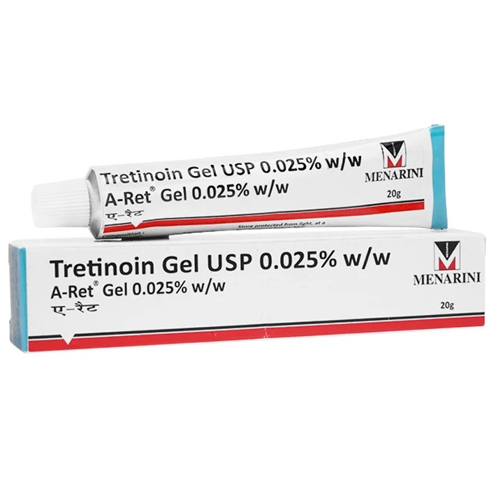Tretinoin Gel USP Aret, Giảm Mụn Trẻ Hóa Da 0,025/0,05/0,1%
