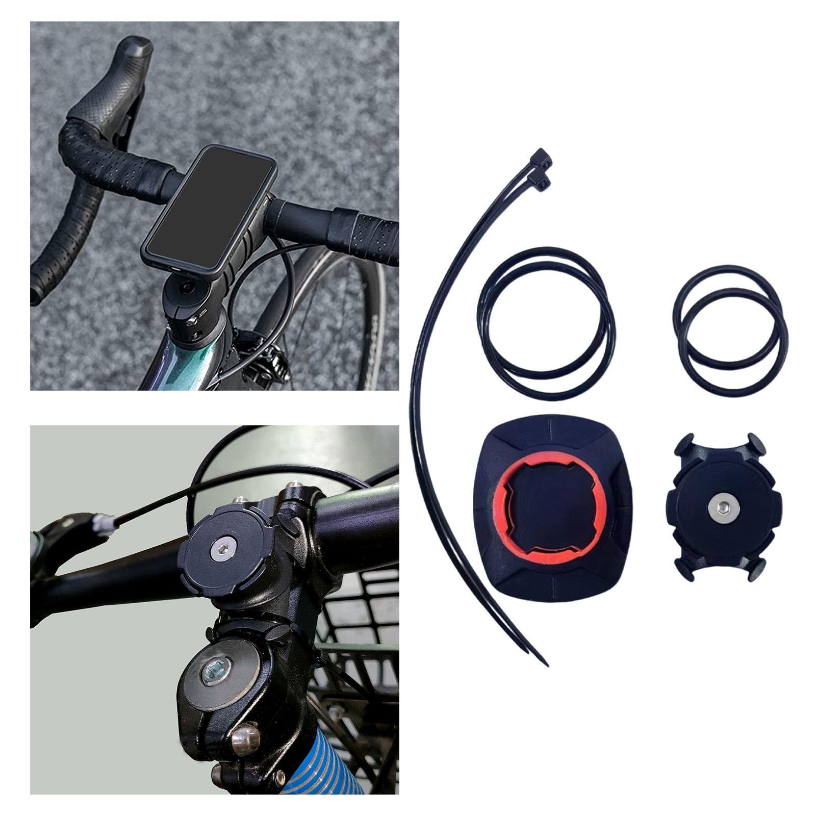 Bike Phone Mount Holder , Handlebar ,Stem Phone Holder Adapter Stable ,Easy Install, Support Motorcycle Handlebar Mount