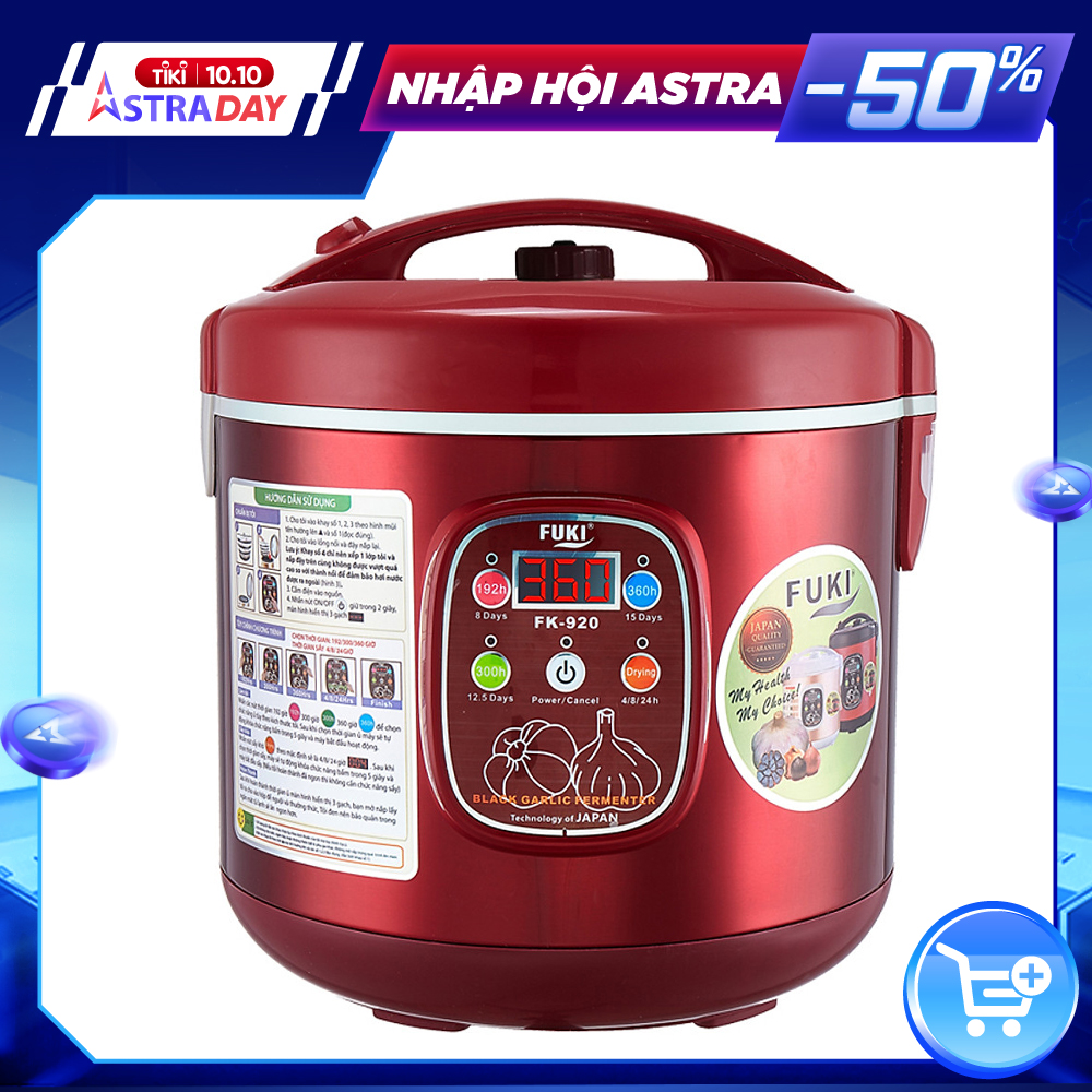 Máy làm tỏi đen FUKI FK-920 loại 8L - Hàng Chính Hãng