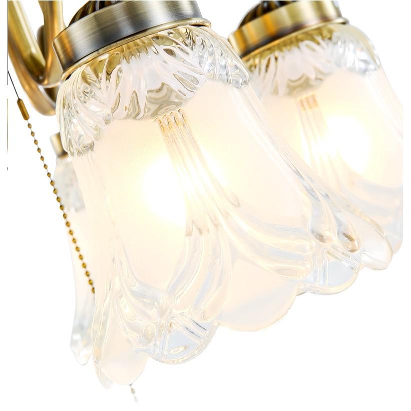 Đèn quạt 3 chế độ sáng phong cách cổ điển - kèm bóng LED chuyên dụng