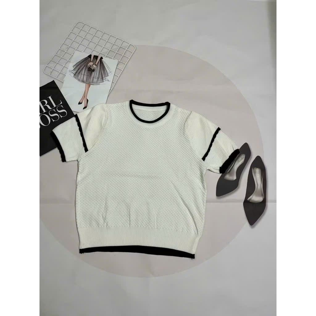 Áo len mongtoghi QC,áo len dệt kim nữ hàng thanh lý mới họa tiết dễ thương size 45-57kg