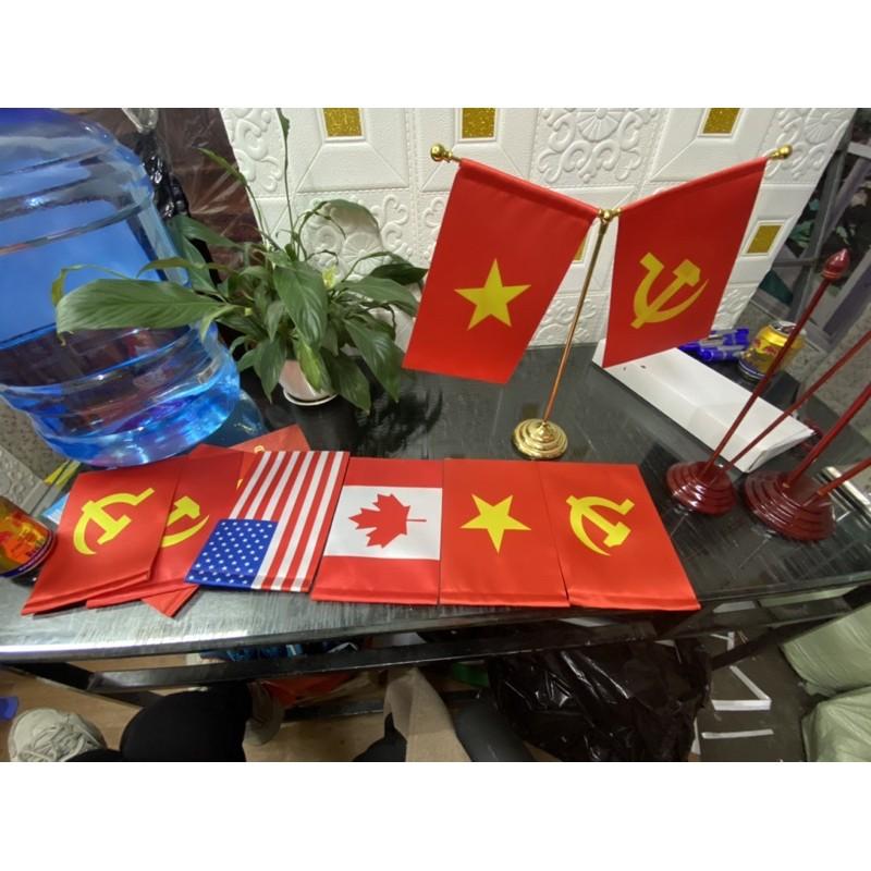 Lá cờ để bàn canada ,cờ để bàn làm việc các nước