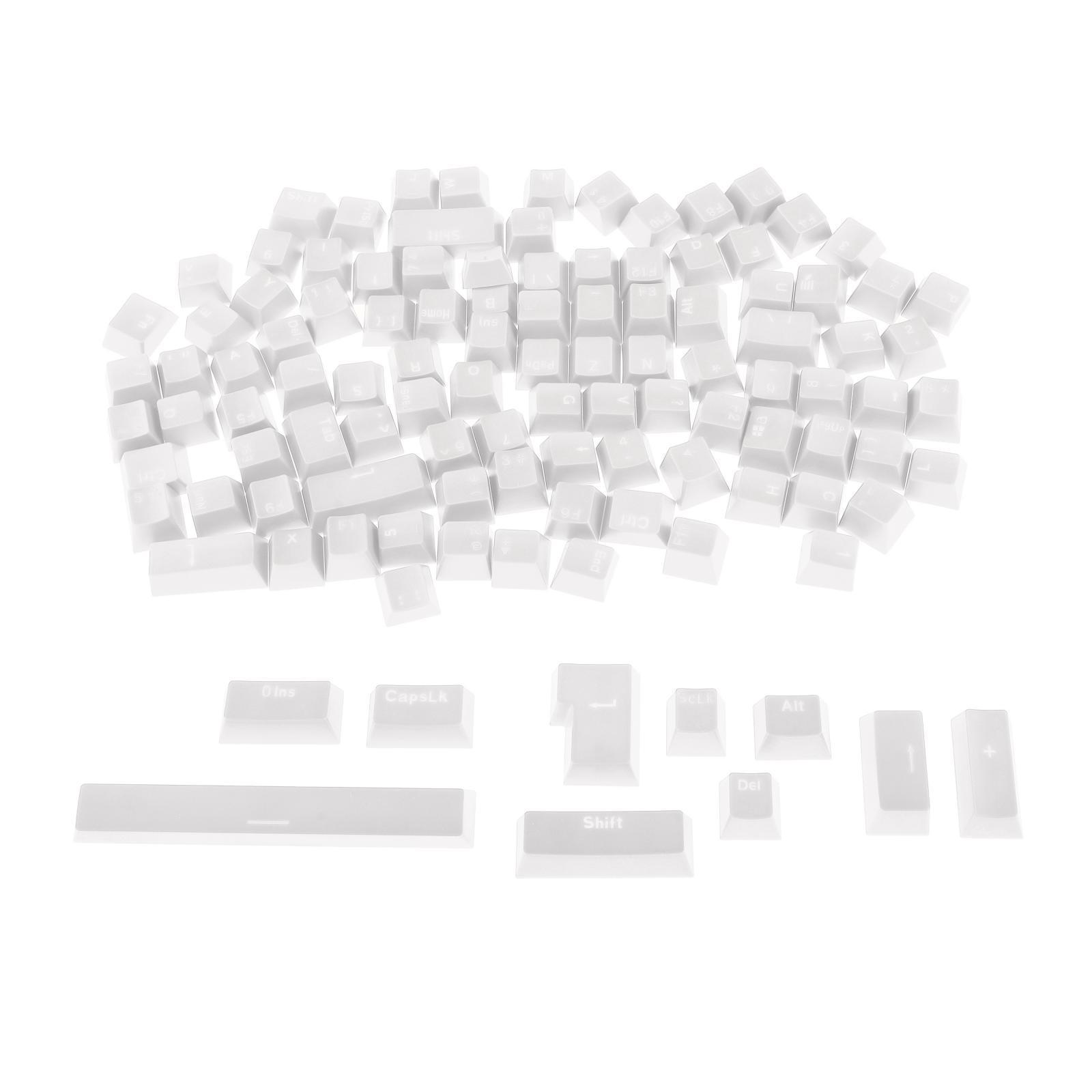 2x 108Pcs/Set ABS Translucent Keycaps Replace for Mechanical Keyboard Custom