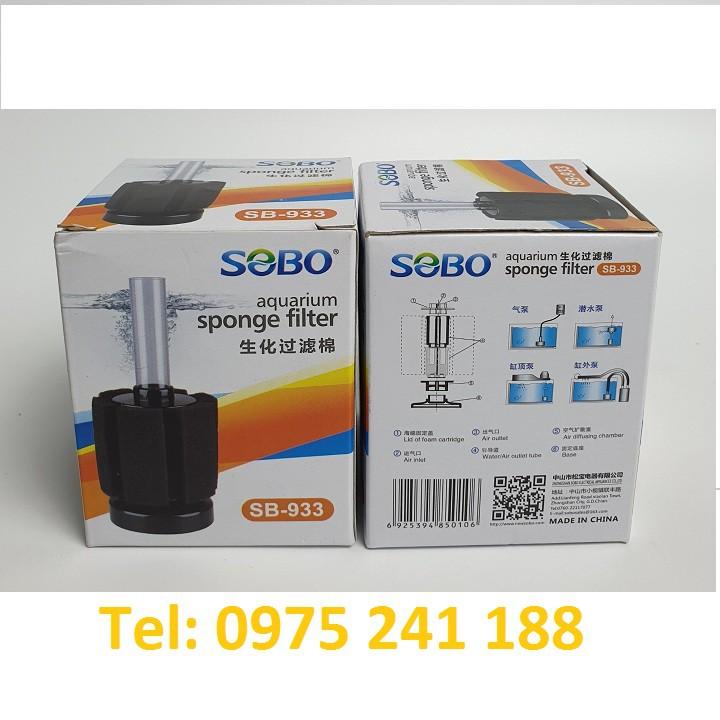 Lọc sủi vi sinh mini Sobo SB-933, lọc sủi vi sinh mini dạng góc SB-833
