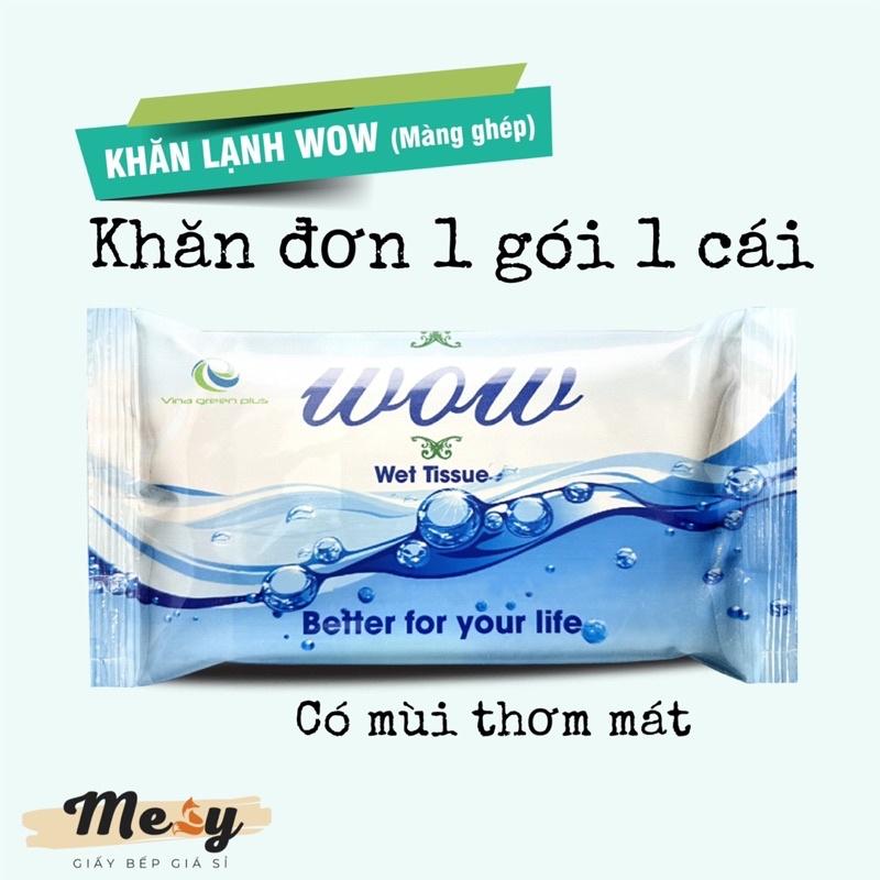 Khăn Lạnh Wow gói đơn 1 cái có mùo thơm mát