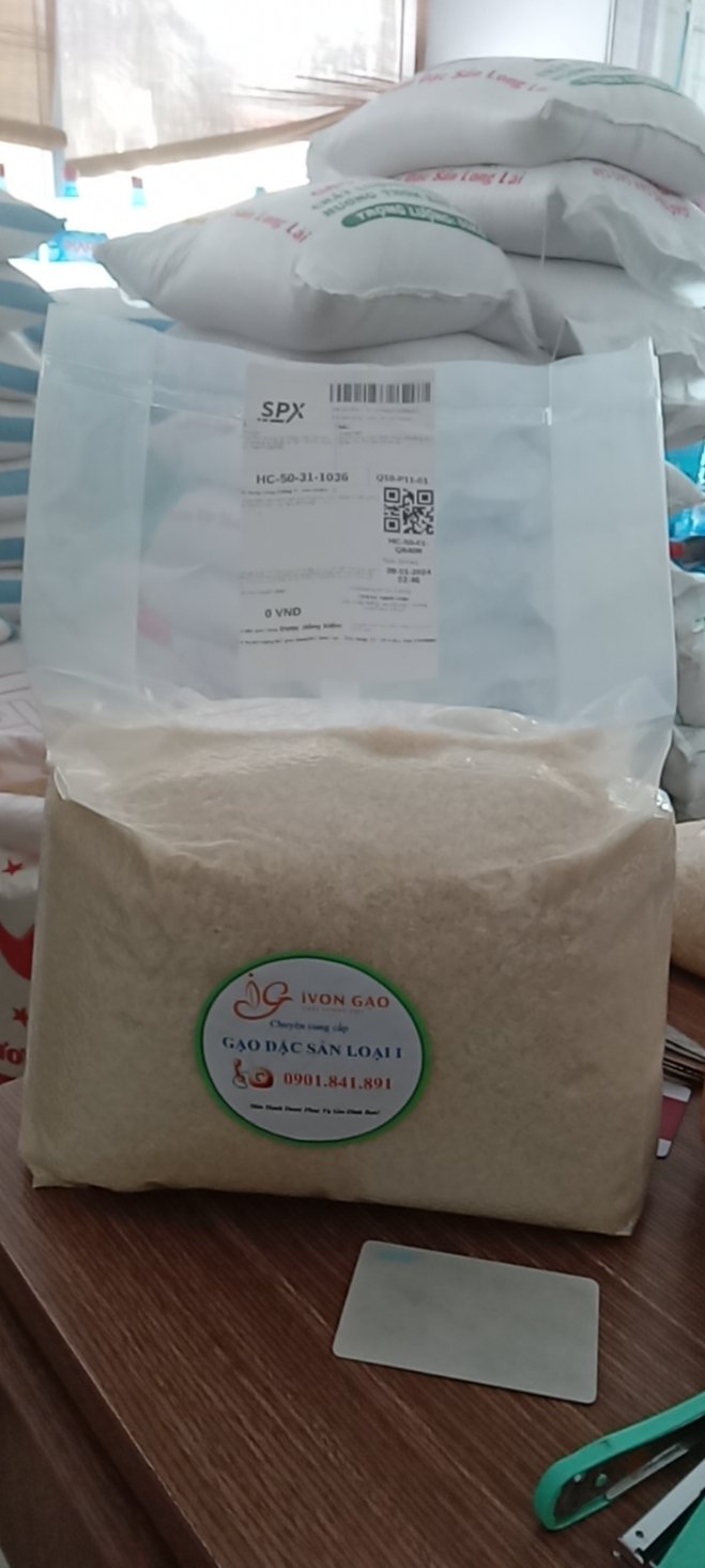 Gạo Thơm Lài - Túi 5 kg - Dẻo, thơm, mềm cơm