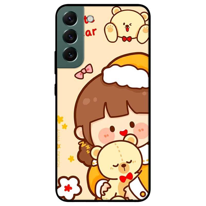 Ốp lưng dành cho Samsung S22 - S22 Plus - S22 Ultra - Gấu Cute