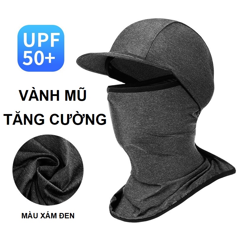 Khăn Trùm Đầu UPF 50+ Ninja Fullface Nón Kết Chống Nắng WU101 - Cản Tia Cực Tím | Phụ kiện chạy xe