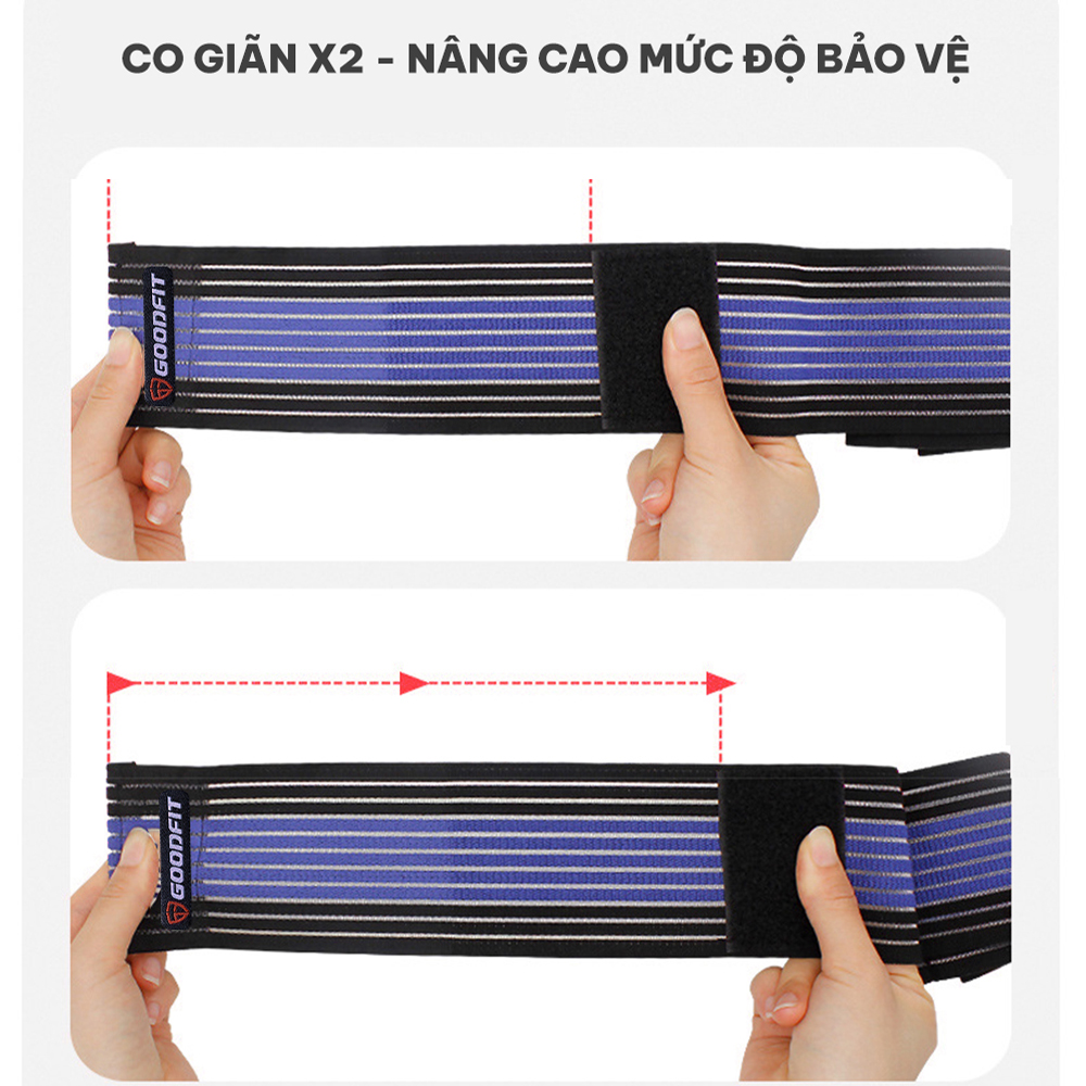 Đai quấn bảo vệ bắp chân, ống đồng GoodFit GF603C co giãn và thoáng khí