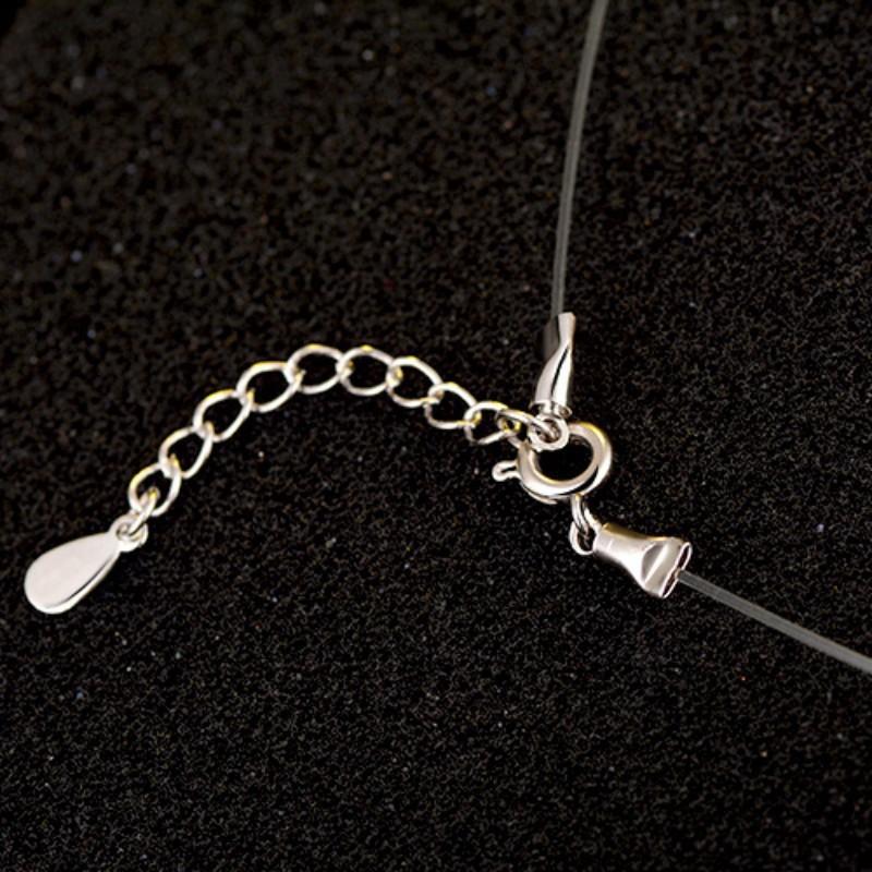 Dây chuyền nữ trong suốt đơn giản