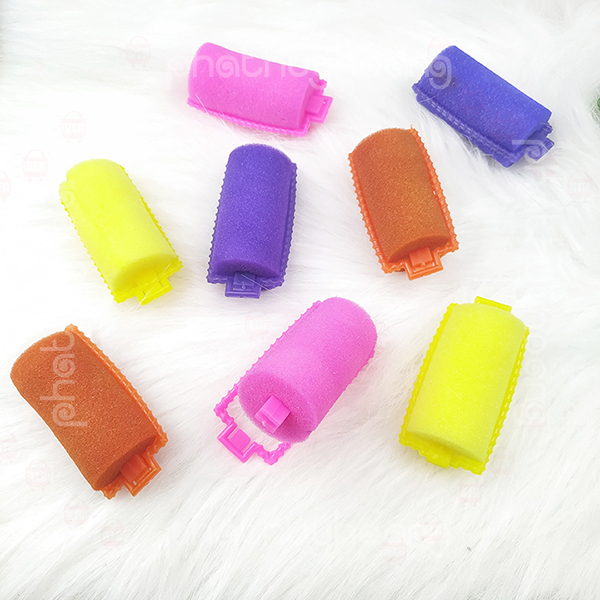 Bộ 8 lô cuốn tóc xoăn bằng mút - Loại Tốt