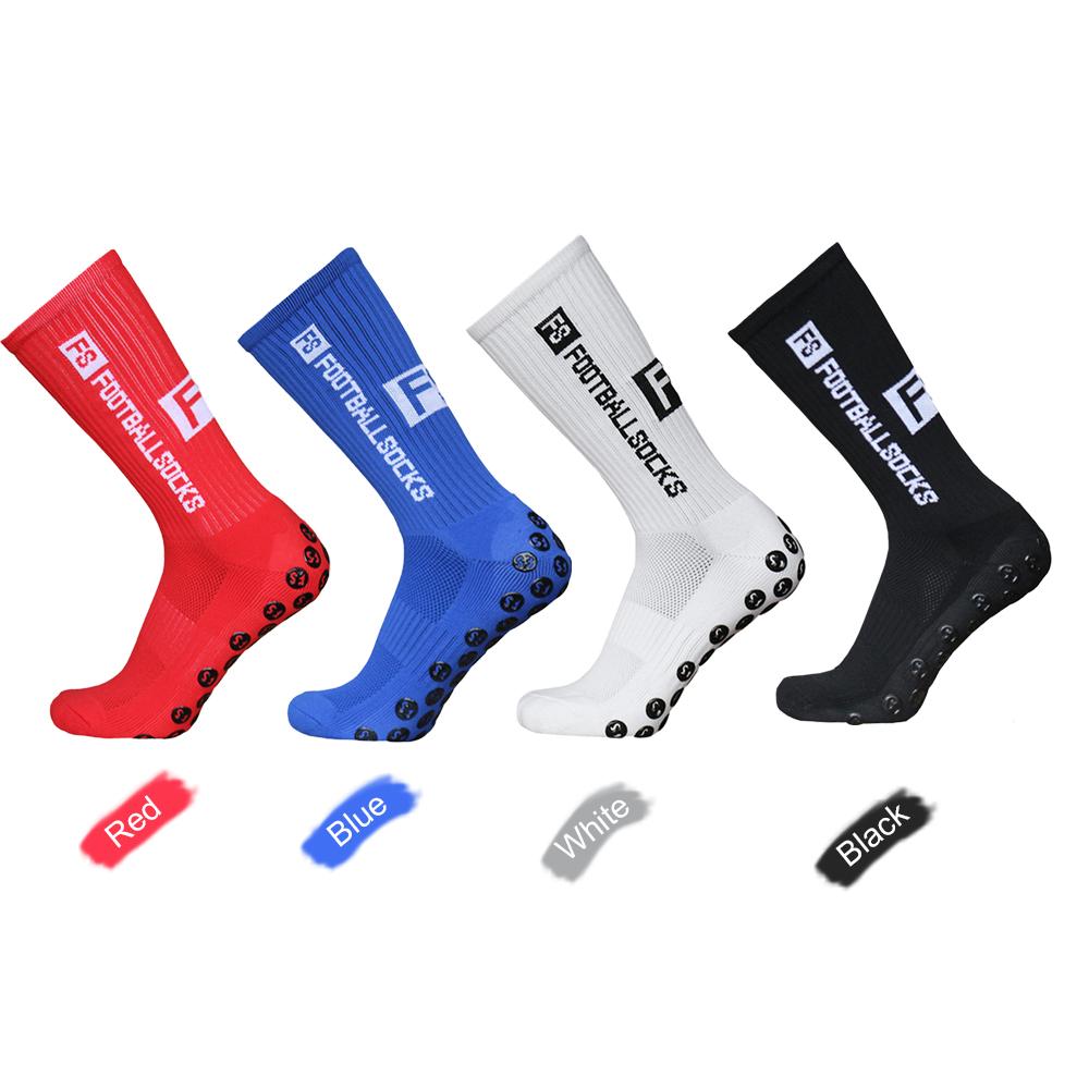 3 gói Vớ thể thao Vớ nén Vớ thể thao chống trượt Nhanh khô Tất bóng đá bóng đá để chạy xe đạp