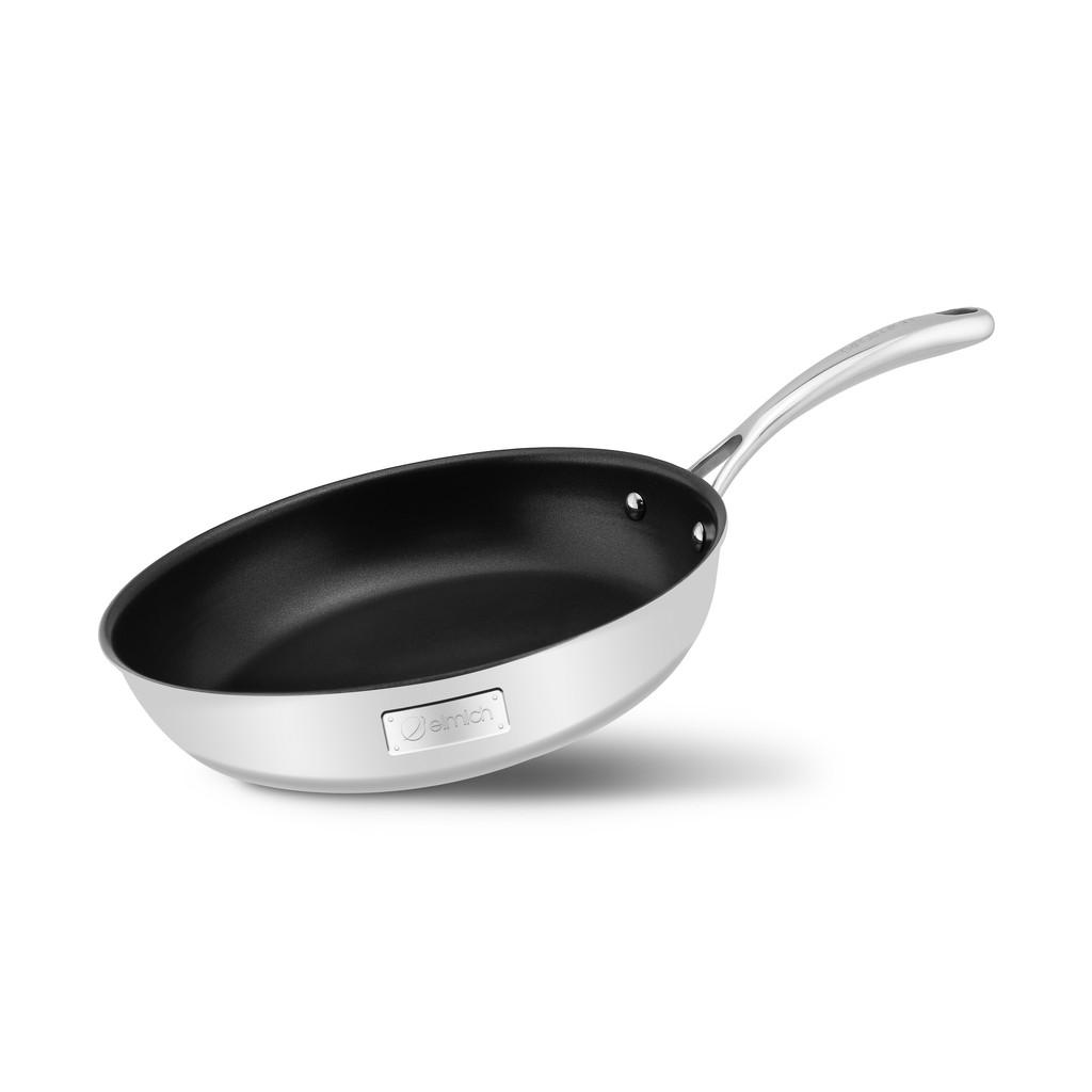 Chảo Inox cao cấp 2 lớp đáy liền Elmich Tri-Max Size 20-24-26-28cm