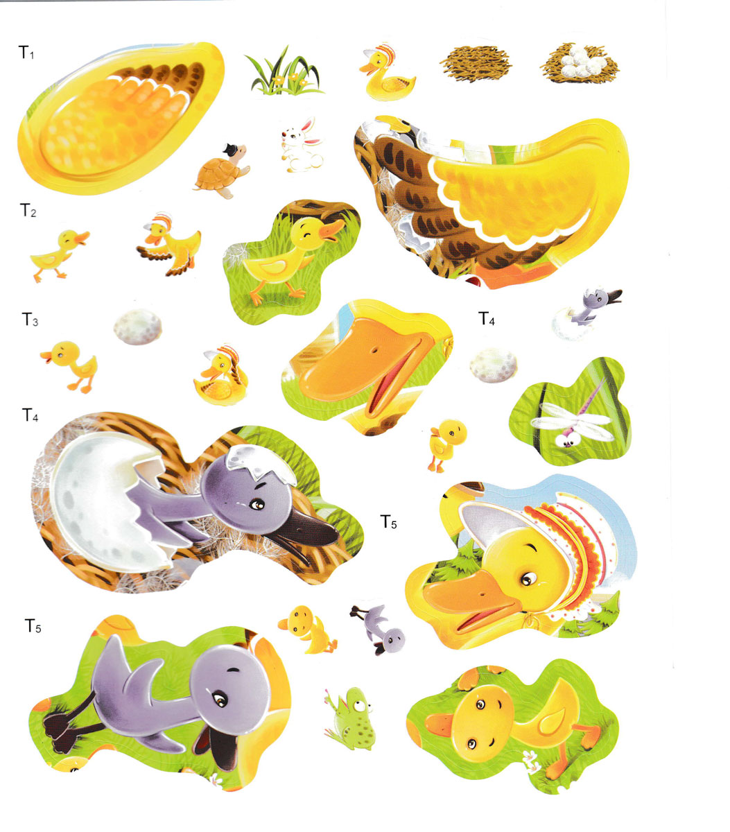 Truyện Cổ Tích Kinh Điển - Vịt Con Xấu Xí: Sticker