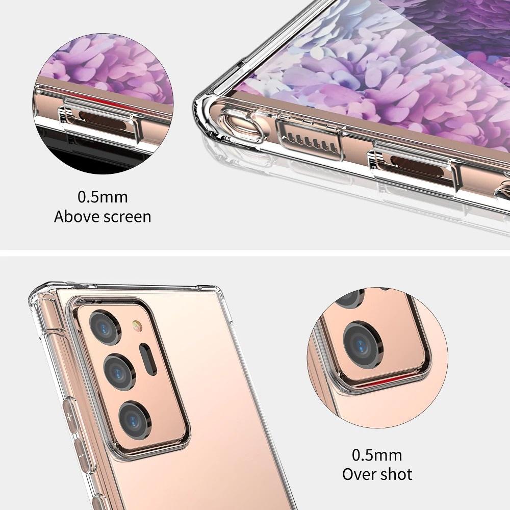 Ốp lưng dẻo trong chống sốc các dòng dành cho SamSung Galaxy Note 20, Note 20 Ultra, Note 10, Note 10 Lite, Note 10 Plus
