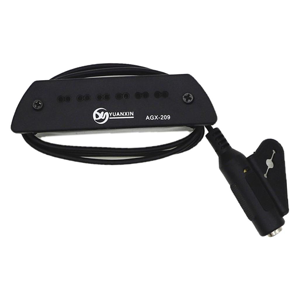 12 Lỗ Lỗ Âm Thanh Guitar Pickup Cho Dân Gian Đàn Guitar Cổ Điển Acoustic